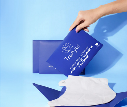 Ayurvedisk örtbaserad fotmask (2-pack)
