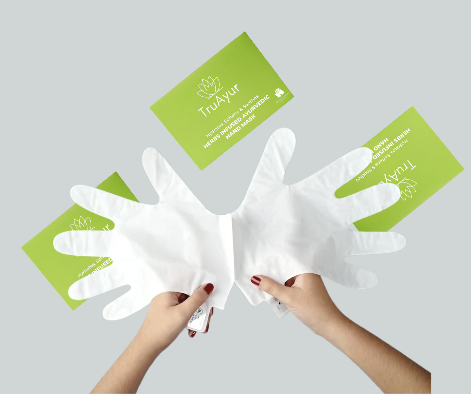 Ayurvedisk örtbaserad handmask (2-pack)