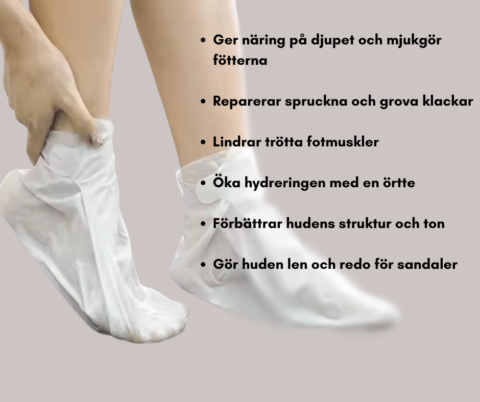Ayurvedisk örtbaserad fotmask (2-pack)