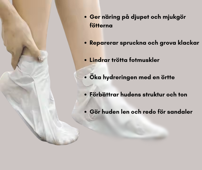Ayurvedisk örtbaserad fotmask (2-pack)