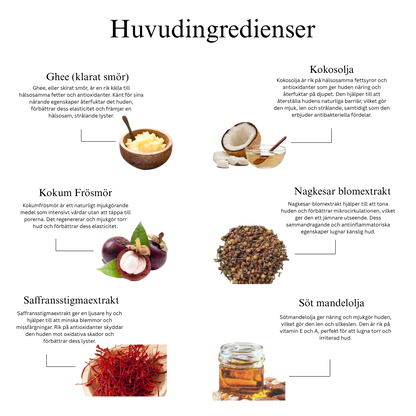 Ansiktsbehandling i ett ögonblick – Ayurvedisk Ghee-rengöringskräm för ansiktsmassage
