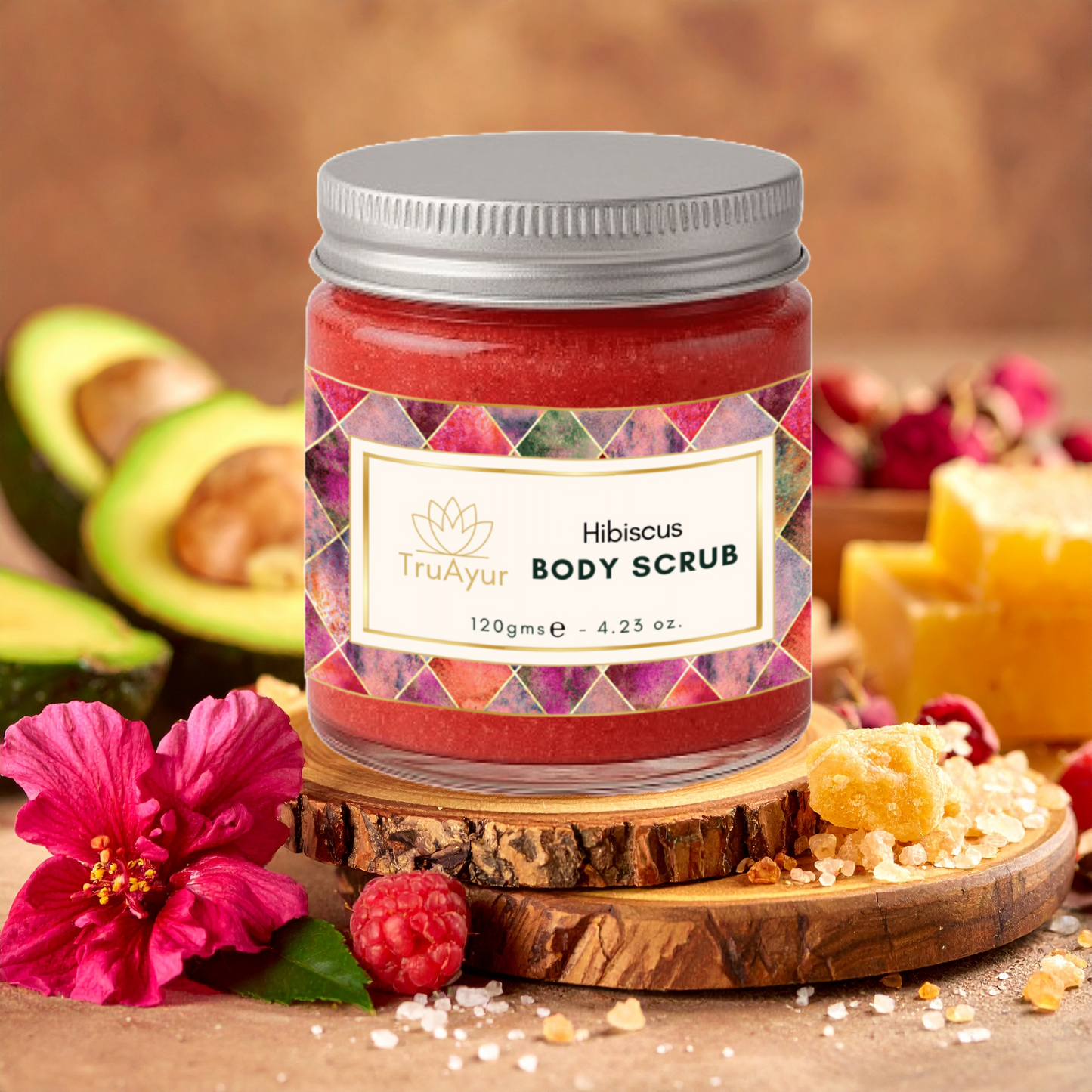 Hibiskus- och roskropp