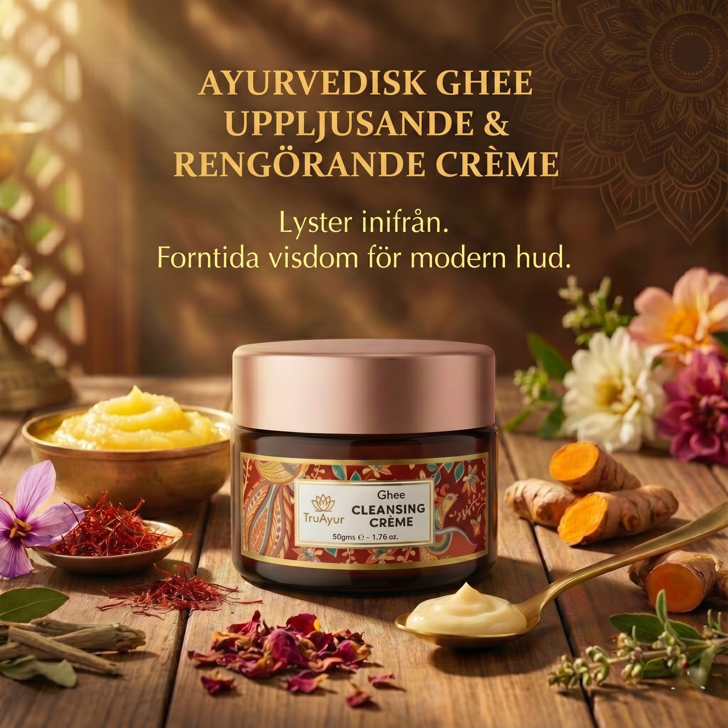 Ansiktsbehandling i ett ögonblick – Ayurvedisk Ghee-rengöringskräm för ansiktsmassage