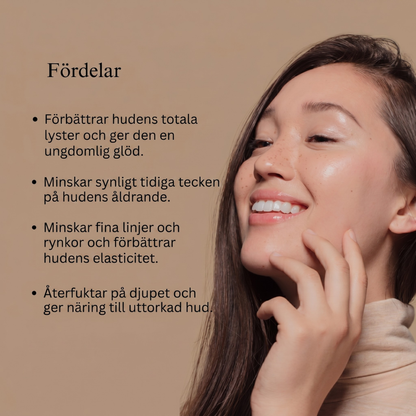 24K guld ayurvedisk uppljusande dagkräm med gotu kola, saffran och mulethi