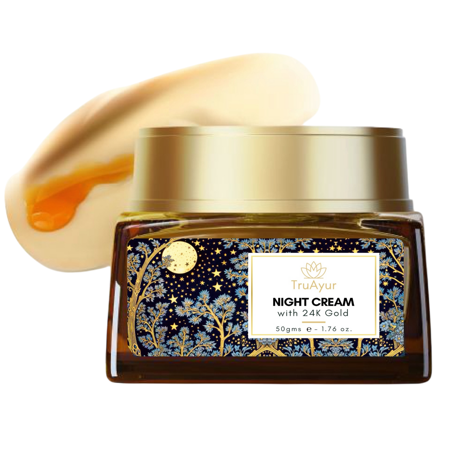 24K guld Anti-Aging Ritual (Sanjeevani Amrit ansiktsolja och nattkräm)